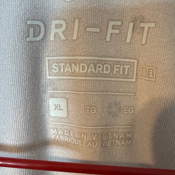 Nike Light Pink Men’s Polo Shirt with Dot Print - Picture 2 of 4